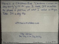 here's christmas eve comes every day gift for you took 30 minutes