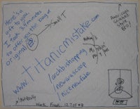 a piece of paper with writing on it