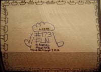 a piece of paper with a drawing on it