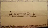 a piece of paper with the word assume written on it